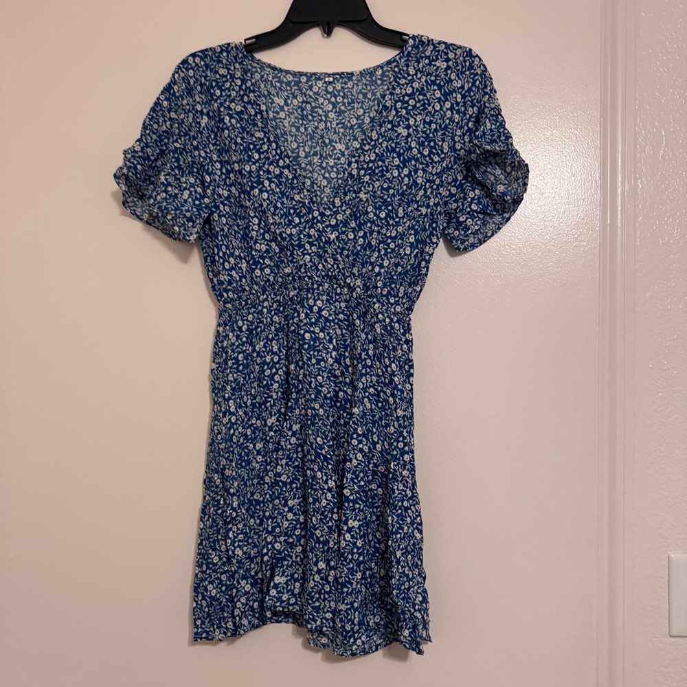 Floral Blue Dress